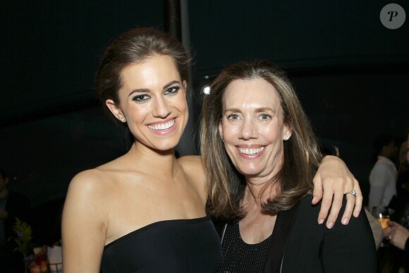 Allison Williams et sa maman Jane Williams à l'avant-première de la saison 4 de "Girls" à New York, le 5 janvier 2015.