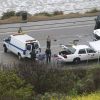 Photo de l'accident de voiture dans lequel était impliqué Bruce Jenner à Malibu le 7 février 2015. 