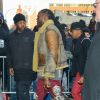 2 Chainz arrive au studio Skylight Clarkson Square pour assister à la présentation de la collection YEEZY SEASON 1 (adidas Originals x Kanye West). New York, le 12 février 2015.
