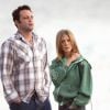 Jennifer Aniston et Vince Vaughn lors d'une romantique balade sur la plage à Malibu, le 5 novembre 2005  