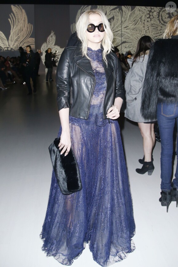 Kesha assiste au défilé Tadashi Shoji automne-hiver 2015-2016 au Lincoln Center. New York, le 12 février 2015.
