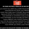 Canal + a dévoilé la liste des 40 invités, conviés à souffler les bougies des 40 ans de l'Académie des César.
