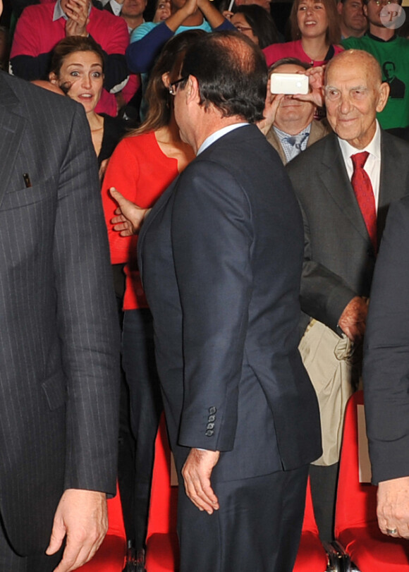 François Hollande et Julie Gayet à Paris, le 22 octobre 2011.