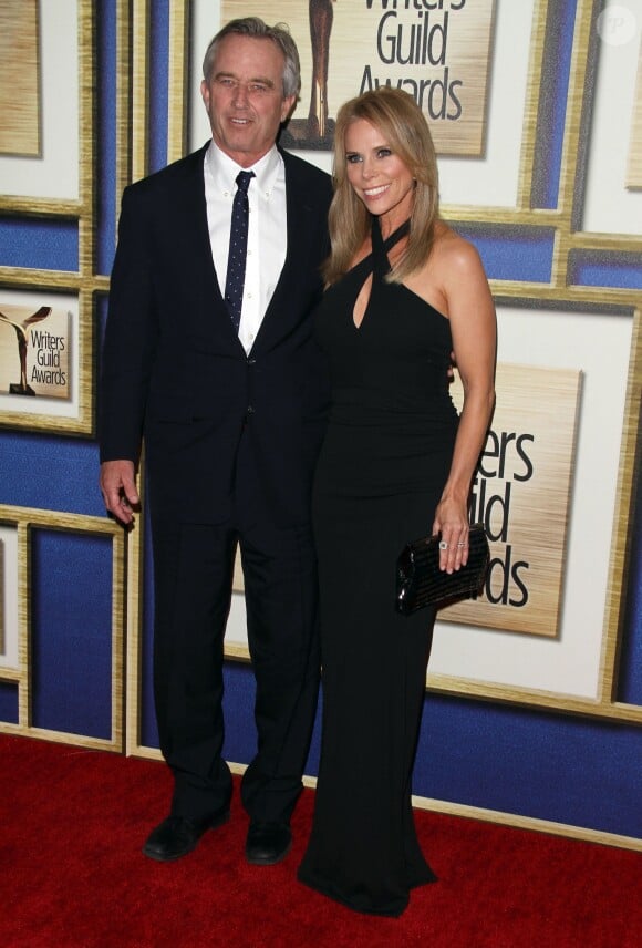 Robert F. Kennedy et sa femme Cheryl Hines - Cérémonie des "Writers Guild Awards" à Century City, le 14 février 2015.