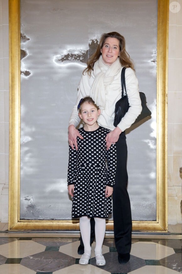 Exclusif - Marella Rossi Mosseri et sa fille Livia - "Goûter des familles" à l'occasion du lancement du nouveau Tea Time de l'hôtel Meurice à Paris. Le 7 février 2015