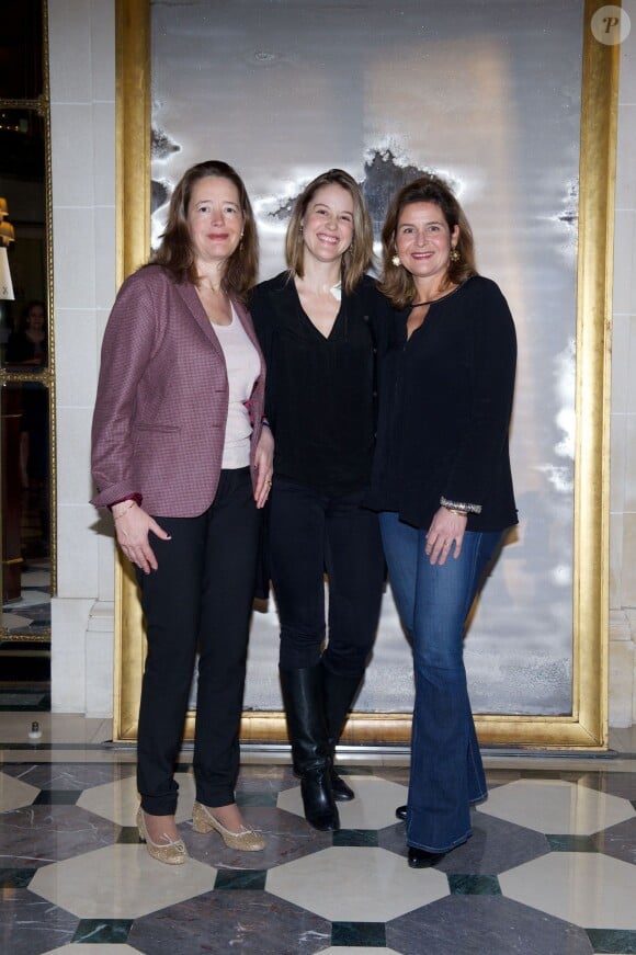 Exclusif - Justine Cléa et Charlotte Seydoux - "Goûter des familles" à l'occasion du lancement du nouveau Tea Time de l'hôtel Meurice à Paris. Le 7 février 2015