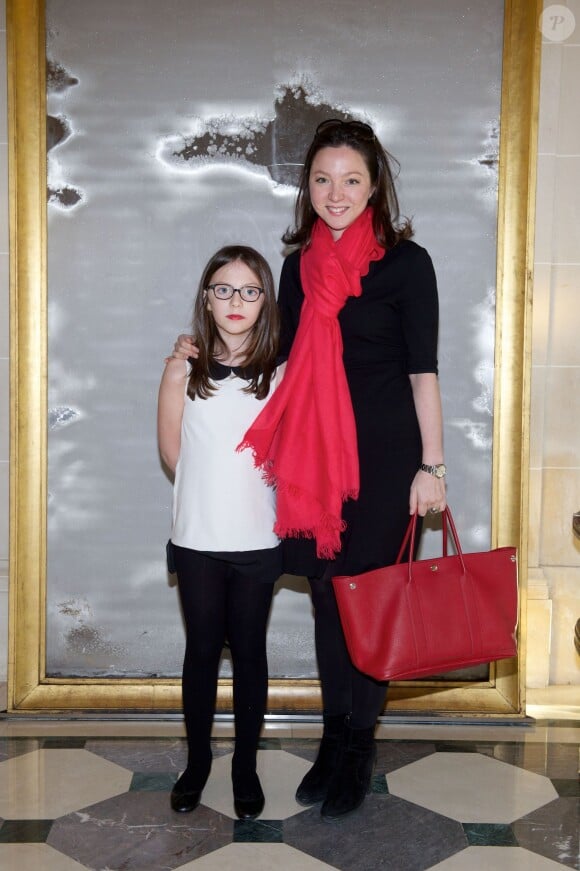 Exclusif - Diane de Polignac et sa fille Ariane - "Goûter des familles" à l'occasion du lancement du nouveau Tea Time de l'hôtel Meurice à Paris. Le 7 février 2015
