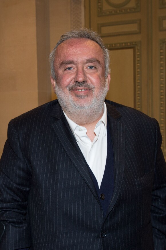 Dominique Farrugia - Remise de la Médaille d'Or de l'Académie des Arts et Techniques du Cinéma à Luc Besson par Alain Terzian, à la Monnaie de Paris, le 19 janvier 2015. 