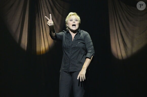 Muriel Robin - Generale du spectacle de Muriel Robin "Robin Revient Tsoin Tsoin" au Theatre de la porte Saint-Martin a Paris, le 23 septembre 2013.23/09/2013 - Paris