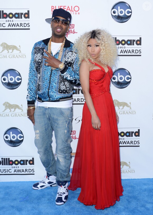 Safaree Samuels et Nicki Minaj aux Billboard Music Awards 2013 à Las Vegas. Mai 2013.
