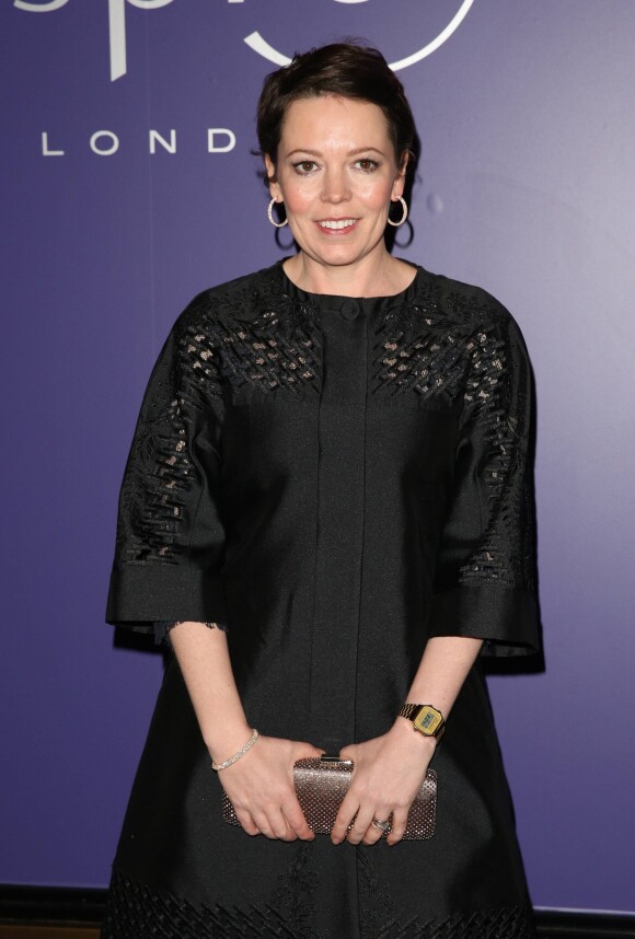 Olivia Colman à la "EE British Academy Film Awards Nominees Party" au Asprey à Londres, le 15 février 2014.
