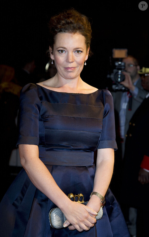 Olivia Colman assiste à la Cérémonie de remise de prix lors du 56eme festival du film de Londres, le 20 octobre 2012. 
