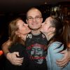 Exclusif - Laurent Weil, aux côtés de sa femme Fiona et sa fille, mixe aux platines du restaurant La Gioia à Paris le 18 février 2015