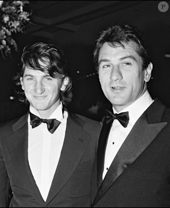 Sean Penn avec De Niro à Cannes en 1984.