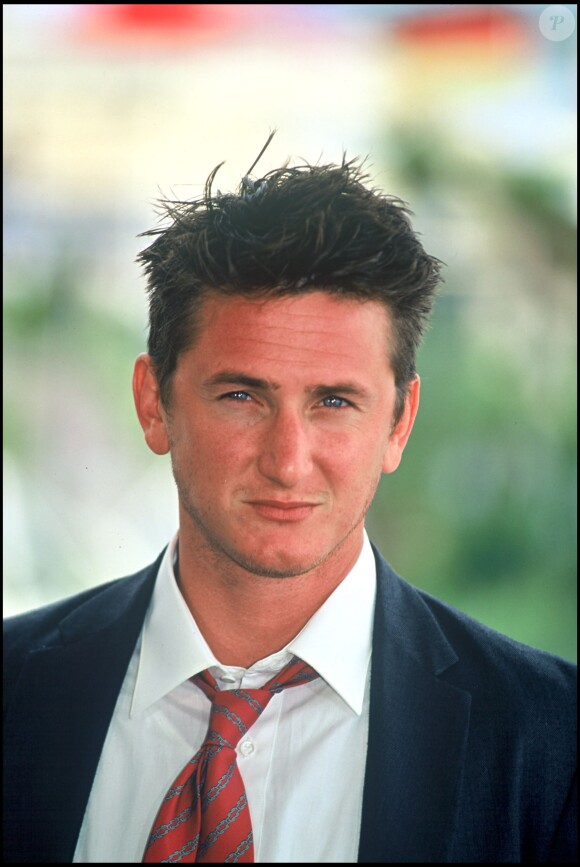 Sean Penn à Cannes en 1991. 