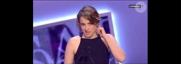 Adèle Haenel remporte le César de la meilleure actrice pour Les Combattants le 20 février 2015