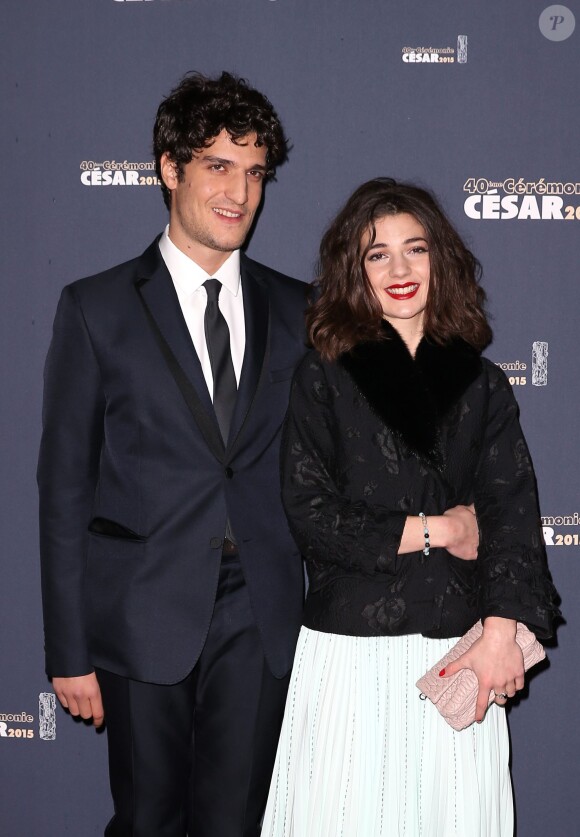 Louis Garrel et sa soeur Esther Garrel - 40ème cérémonie des César au théâtre du Châtelet à Paris, le 20 février 2015. 