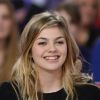 La chanteuse Louane - Enregistrement de l'émission "Vivement Dimanche" à Paris le 18 Fevrier 2015. L'émission sera diffusée le 22 février. Invité principal Stéphane Bern