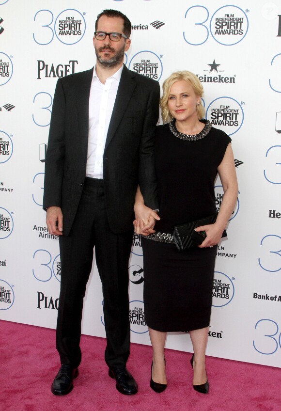 Patricia Arquette et son compagnon Eric White lors de la Soirée "Film Independent Spirit Awards" à Santa Monica le 21 février 2015.