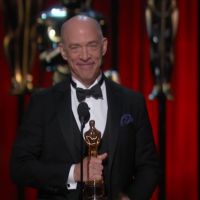Oscars 2015 : J.K. Simmons, 60 ans, fête sa 1ere statuette avec Whiplash