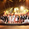 La troupe des Enfoirés dans le spectacle "Sur la route des Enfoirés", diffusé le vendredi 13 mars 2015 sur TF1