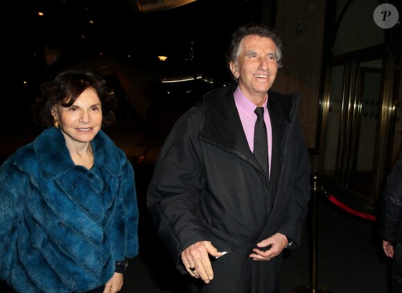 Jack Lang et sa femme Monique au 30e dîner annuel du Conseil représentatif des institutions juives de France (Crif) à l'Hôtel Pullman à Paris, le 23 février 2015.