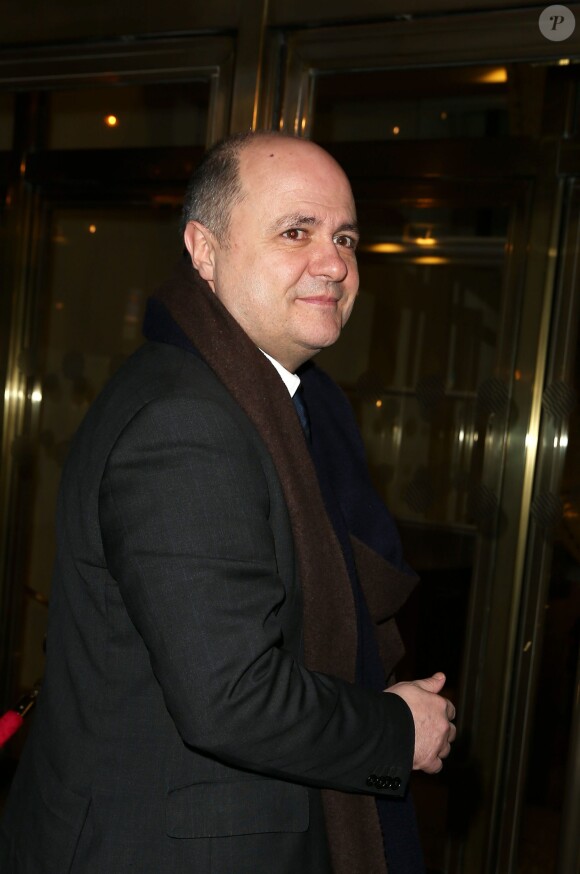 Bruno Le Roux au 30e dîner annuel du Conseil représentatif des institutions juives de France (Crif) à l'Hôtel Pullman à Paris, le 23 février 2015.
