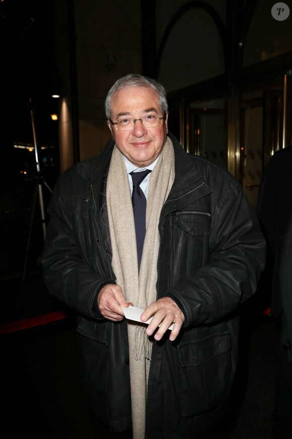 Jean-Paul Huchon au 30e dîner annuel du Conseil représentatif des institutions juives de France (Crif) à l'Hôtel Pullman à Paris, le 23 février 2015.