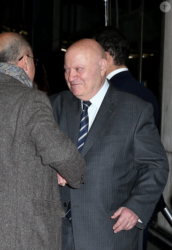 André Santini au 30e dîner annuel du Conseil représentatif des institutions juives de France (Crif) à l'Hôtel Pullman à Paris, le 23 février 2015.
