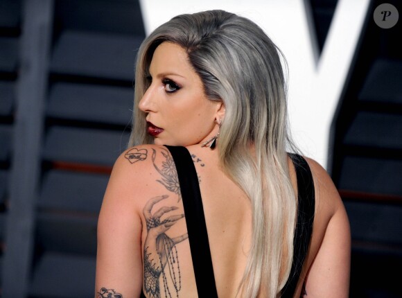 Lady Gaga à la soirée "Vanity Fair Oscar Party" à Hollywood. Le 22 février 2015.