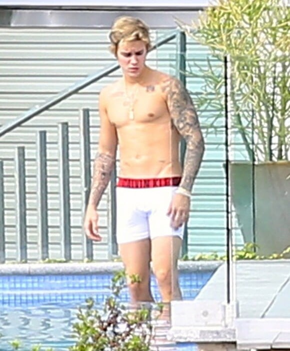 Exclusif - Justin Bieber à Beverly Hills, 29 janvier 2015.