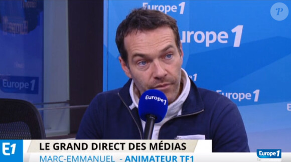 Marc-Emmanuel Dufour, invité du Grand Direct des médias sur Europe 1, le vendredi 27 février 2015.