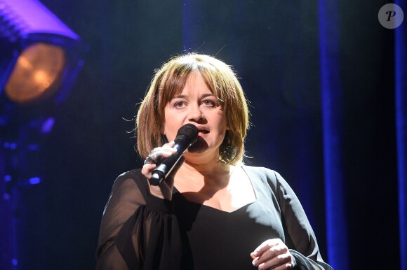 Concert de Lisa Angell au théâtre de la Madeleine à Paris, le 17 novembre 2014.