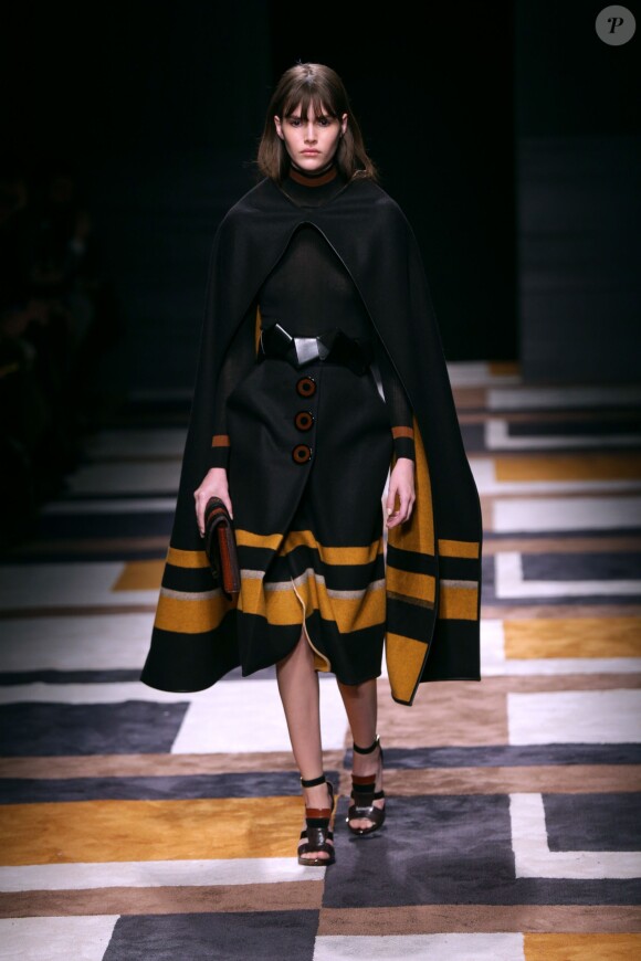 Défilé Salvatore Ferragamo automne-hiver 2015-2016 à Milan. Le 1er mars 2015.