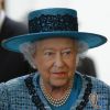 La reine Elizabeth II le 19 février 2015 à Trafalgar Square, pour la réouverture de la Maison du Canada.