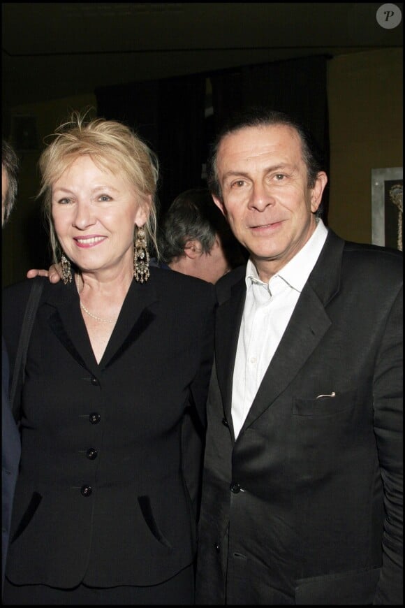 Roland Giraud et Maaike Jansen à la centième d'Amadeus en mai 2005