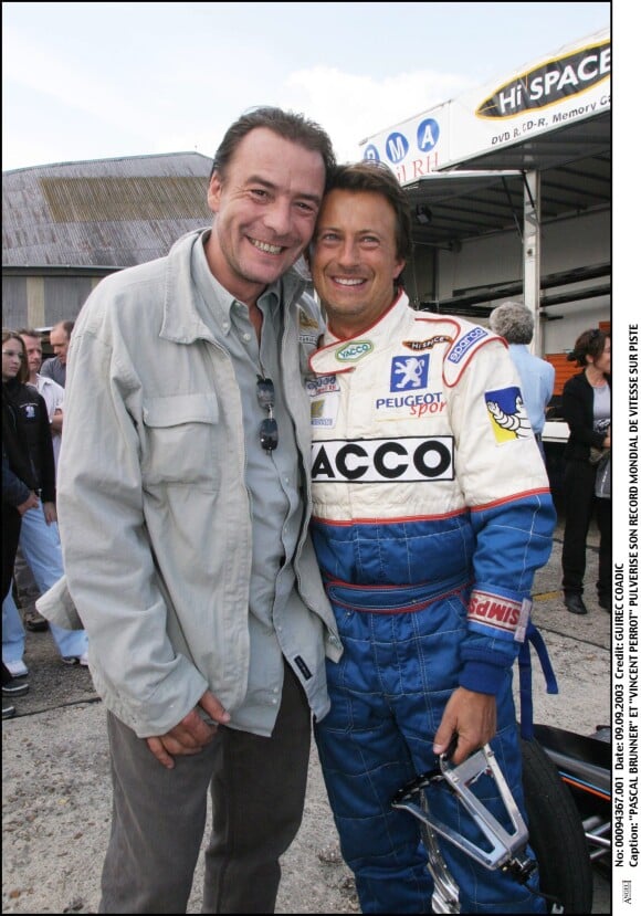 Pascal Brunner et Vincent Perrot le 9 septembre 2003. 