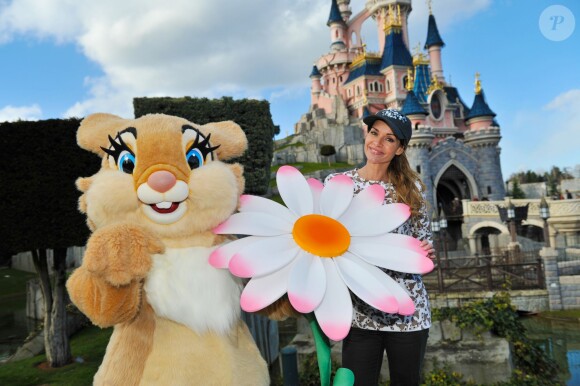 L'actrice Ingrid Chauvin à Disneyland Paris, mars 2015