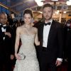 Justin Timberlake et Jessica Biel lors de la projection 'Inside Llewyn Davis' au Palais Des Festivals de Cannes pour le 66ème Festival du Film le 19 mars 2013 