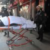 Arnaud Montebourg a été transporté à l'hôpital Bellevue à New York après avoir reçu une grande glace sur la tête au restaurant Balthazar où il prenait son petit déjeuner avec sa compagne Aurélie Filippetti le 20 février 2015.