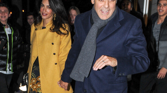 George Clooney et la superbe Amal : Dîner à deux pour les nouveaux New-Yorkais