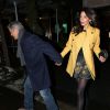 George Clooney et son épouse Amal Alamuddin sont allés diner à New York, le 7 mars 2015.