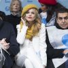 AnnaLynne McCord à la marche pour l'égalité des genres et les droits des femmes à New York, le 8 mars 2015