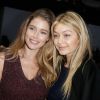 Doutzen Kroes et Gigi Hadid lors de la soirée Samsung à Paris le 7 mars 2015