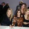 Younghee Lee, Gigi Hadid et Carine Roitfeld lors de la soirée Samsung à Paris le 7 mars 2015