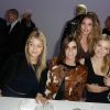 Younghee Lee, Gigi Hadid and Carine Roitfeld lors de la soirée Samsung à Paris le 7 mars 2015