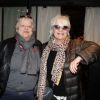 Exclusif - Josée Dayan et Catherine Lara - Soirée des jeunes espoirs du cinéma français avec un dîner au restaurant La Petite Maison de Nicole suivi d'une soirée au Queen à Paris, le 6 mars 2015.