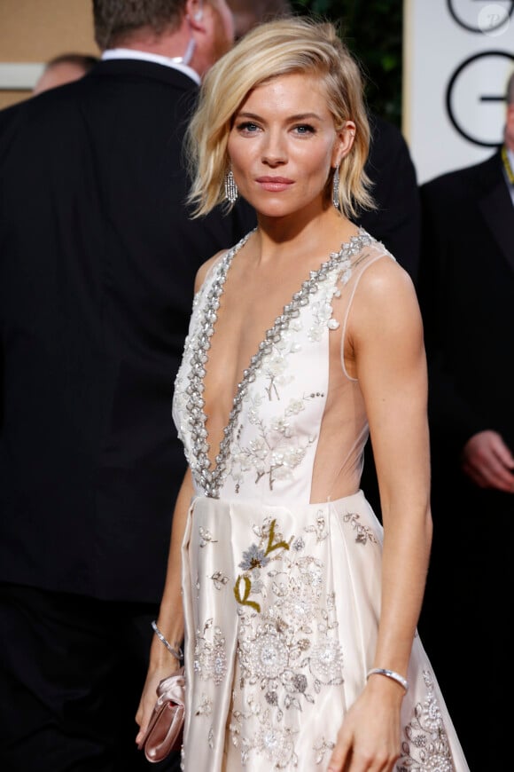 Sienna Miller - La 72ème cérémonie annuelle des Golden Globe Awards à Beverly Hills, le 11 janvier 2015