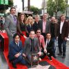 Melissa Rauch, Mayim Bialik, Kaley Cuoco, Jim Parsons, Johnny Galecki, Simon Helberg, Kunal Nayyar - Jim Parsons reçoit son étoile sur Hollywood Walk of Fame, le 10 mars 2015