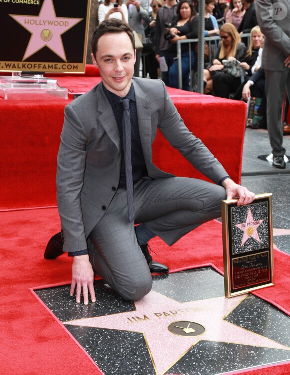 Jim Parsons - Jim Parsons reçoit son étoile sur Hollywood Walk of Fame, le 10 mars 2015